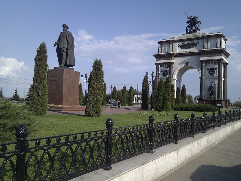 Поездка по местам воинской славы. Село Поныри, Курская область