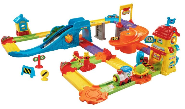 Отзыв про железную дорогу VTech Go! Go! Smart Wheels - Train Station Playset.