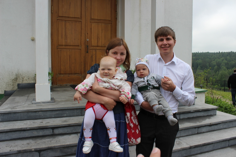 Покрестили лапулю!