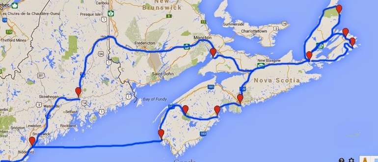 С ветерком по Nova Scotia