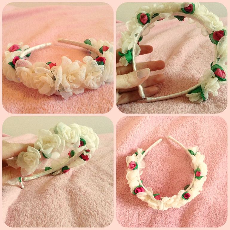Купить ободки из цветов в Воронеже ( на заказ)