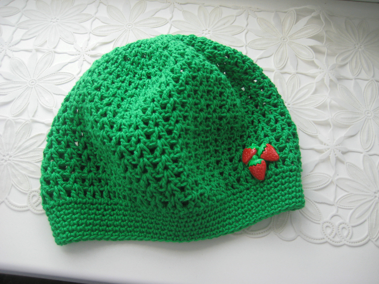 Летние шапочки и косыночки для малышек