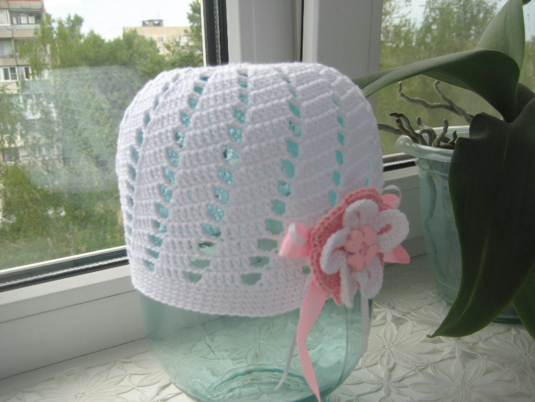 Летние шапочки и косыночки для малышек