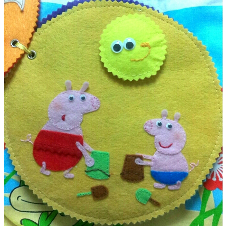 Книжечка на заказ. Учим цвета.