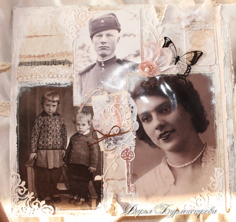 Разворот №1. СП Альбом Шебби Шик.