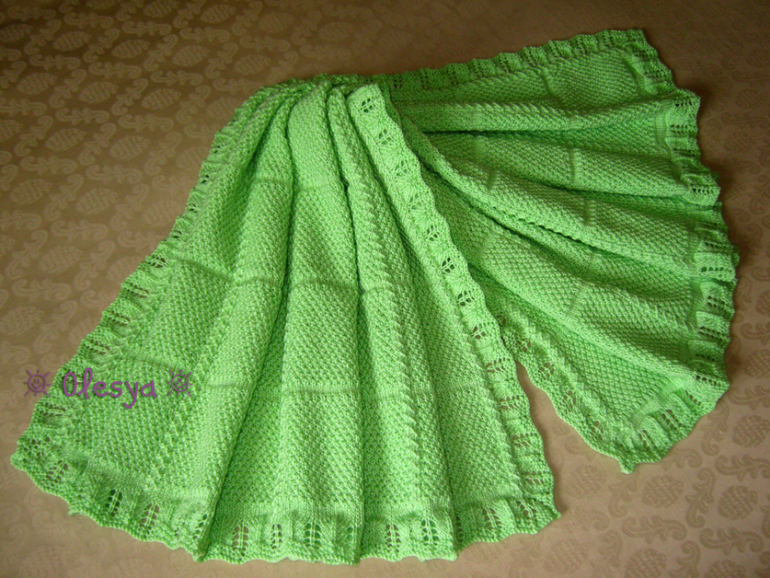 Яблочный пледик