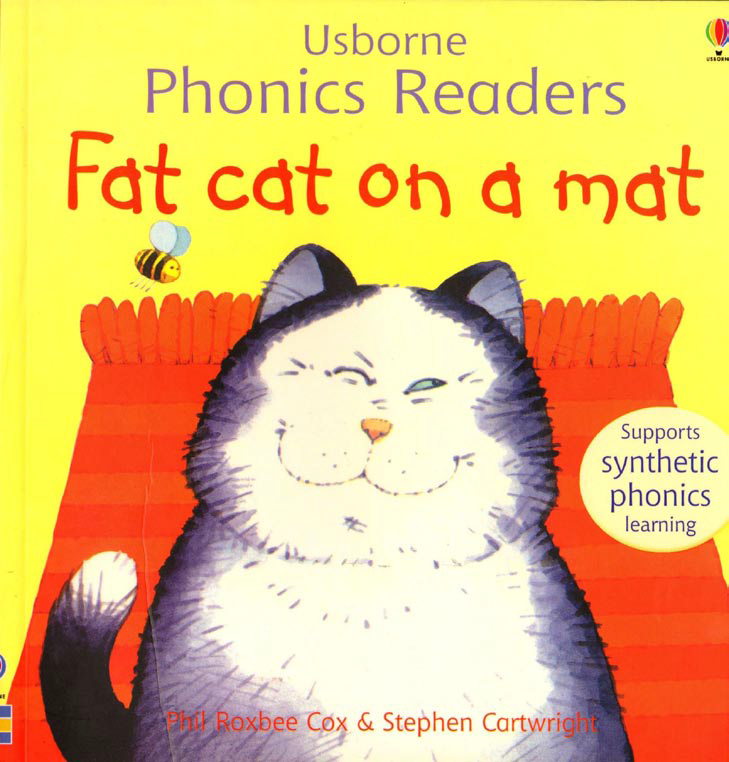 Fat cat перевод на русский. Fat Cat on a mat. Fat Cat on a mat Usborne. Cat on the mat книга. Phonics a fat Cat.