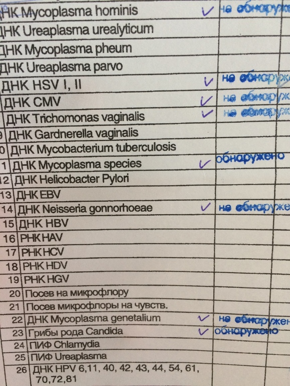 Mycoplasma hominis у мужчин