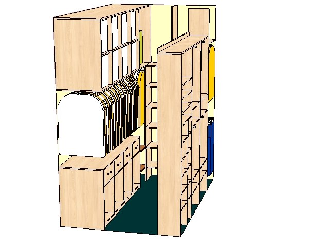 Эскиз гардеробной...