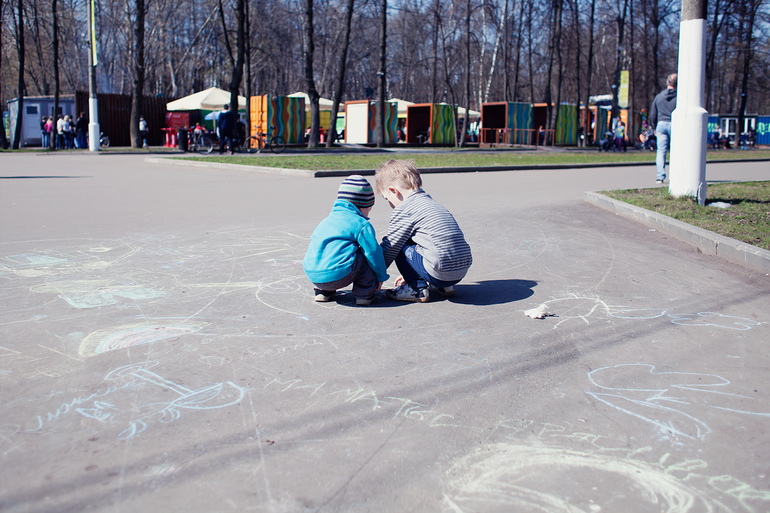 Прогулка в парке.