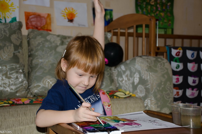 Учим буквы - В