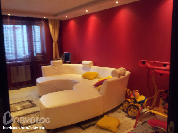 Думала-думала и решила обновить стены...