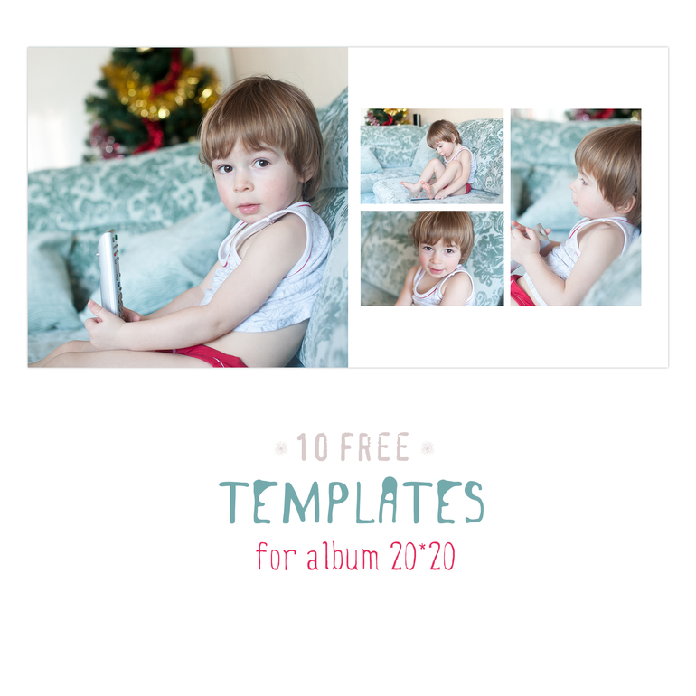 Free templates for album 20*20