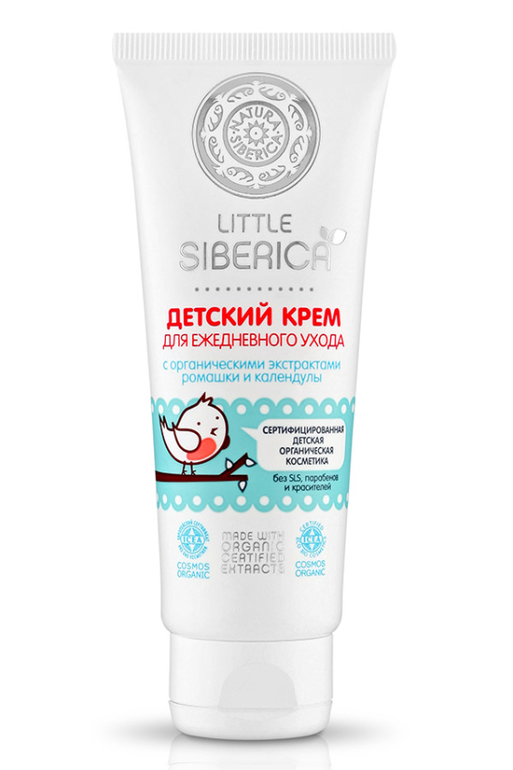 Natura Siberica Детский крем для ежедневного ухода с органическими экстрактами ромашки и календулы 75мл