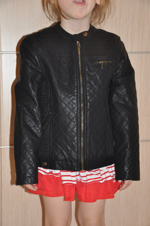 Куртка из эко кожи ZARA р4-5 (110)