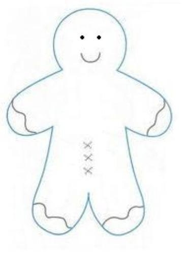 Фетр. Новогодние шаблоны.