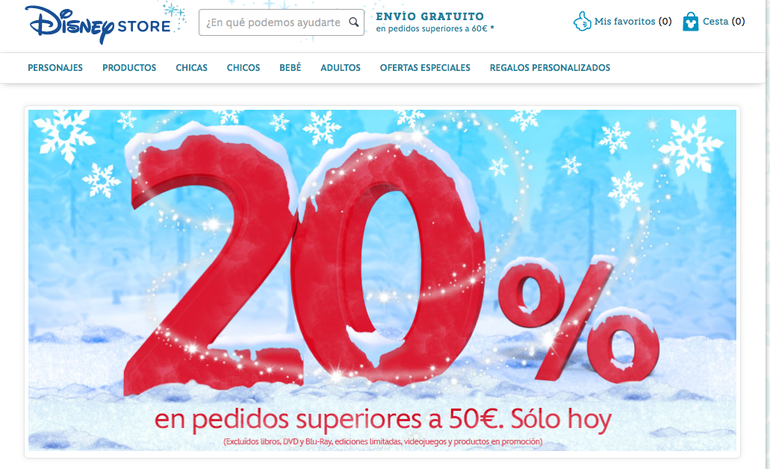 Только сегодня 2 декабря в Disneystore