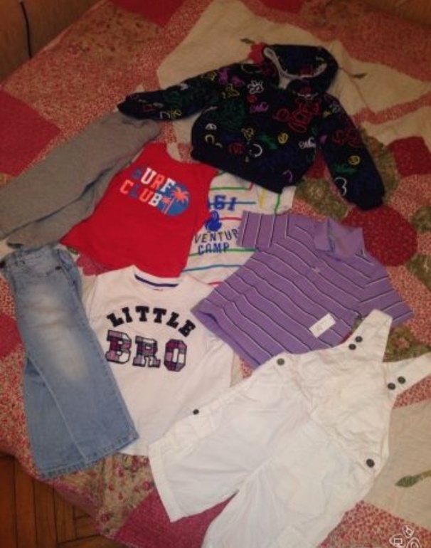 Пакет вещей на мальчика 2-3 года