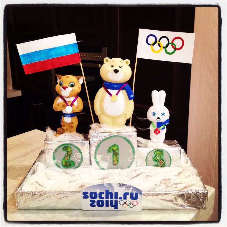 #sochi2014 или наша поделка в детский сад:)