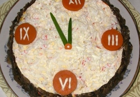 Новый год. Меню.