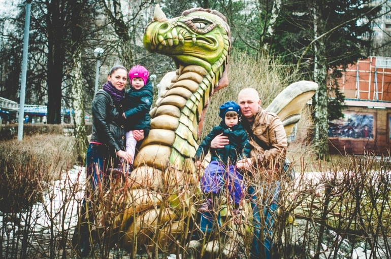 Наша первая фотосессия.