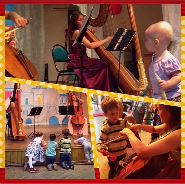 Фотоотчет с концерта Арфа и виолончель в Архангельском