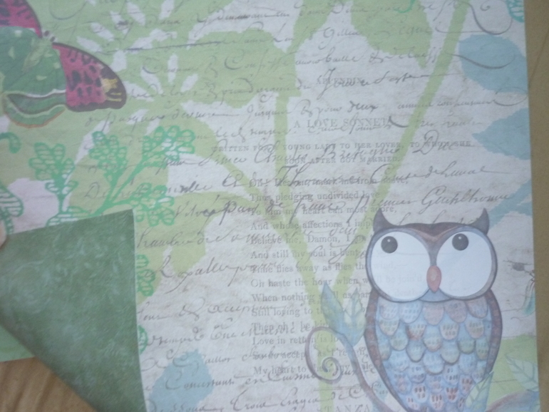 Наборы бумаги с совами
