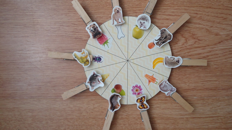 Кто что ест (2 игры+ материал)