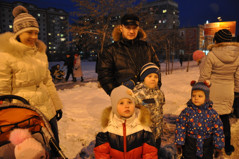 Олимпийский огонь в Томске