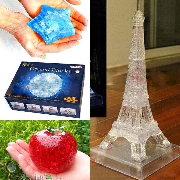 3D головоломки Crystal Puzzle от 250 р.Новинки!!!