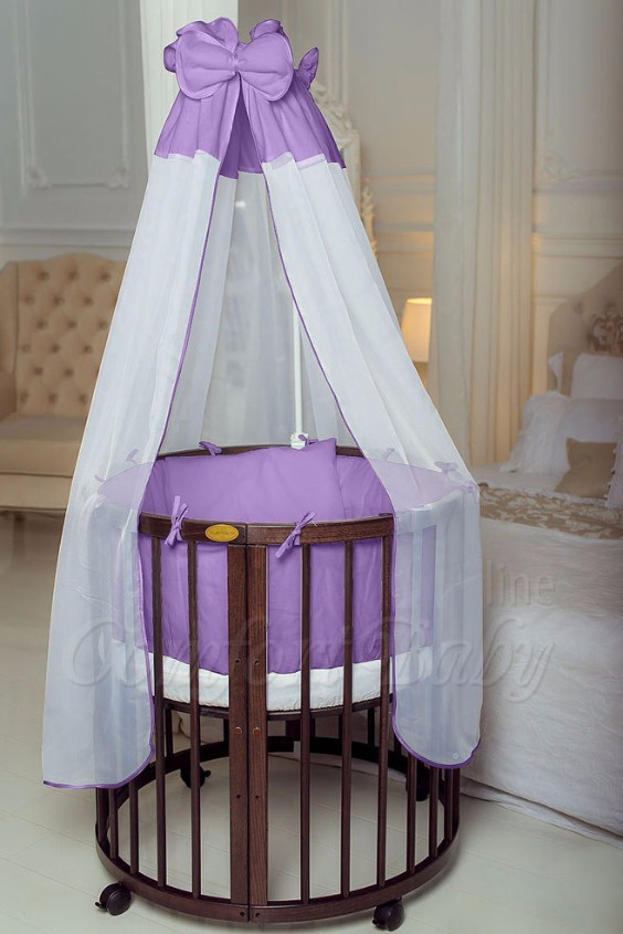 КРОВАТКА- ТРАНСФОРМЕР "COMFORT BABY" .Цена: 25 000 руб.  ХАРАКТЕРИСТИКИ:  возраст детей: 0-5 лет  габариты модели (Д х Ш х В): 1) колыбельки: 78*76*81 см  2) овальной кроватки: 128*76*81 cм  матрас приобретается отдельно.  максимальная нагрузка: 120 кг  Материал: изготавливается только из настоящего массива бука высшего сорта.  сборка: кровать в разобранном виде, простота сборки, инструкция по сборке на русском языке  продукция сертифицирована  производство: Россия  гарантия: 2 года   Дополнительные характеристики: 4 положения по высоте (расстояние положения дна от пола без колес: 1см, 12см, 37см, 57см; расстояние между отверстиями снизу-наверх: 12см, 15см, 20см.); 3 прутика - съемные.  КОНМПЛЕКТАЦИЯ:  1-я ступень - круглая кроватка  2-я ступень - овальная кроватка  3-я ступень - диванчик  4-я ступень - манеж  5-я и 6-я ступени - 2 кресла и столик  7-я ступень - пеленальный столик  ДОПОЛНИТЕЛЬНЫЕ ОПЦИИ:  Комплект постельный "Classic" +6950 руб.  Комплект постельный "Colorit" + 11990 руб.  Фирменный держатель для балдахина +790 руб.  Комплект цельных матрасов " Холкон"/ "Кокос" (круглый+овальный) +8490 руб  Маятник "ComfortBaby Pendulum" 2 в 1+6990 руб.