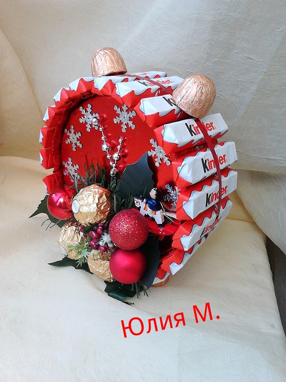Мои новогоне-рождественские украшалки для родных.