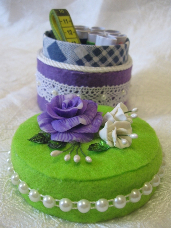 В фиолетово - зеленых тонах