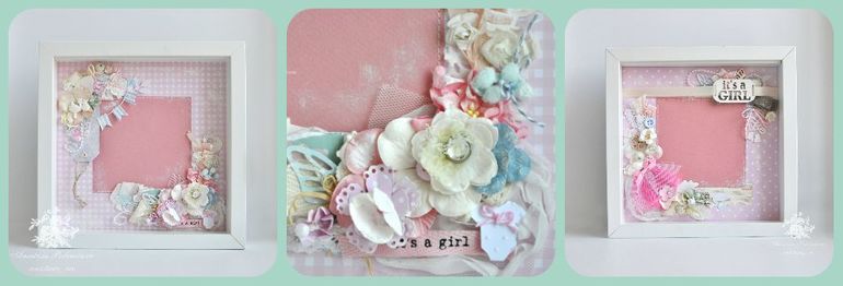 Бла-бла-пост о рамках, открытке и самолепном цветочке.