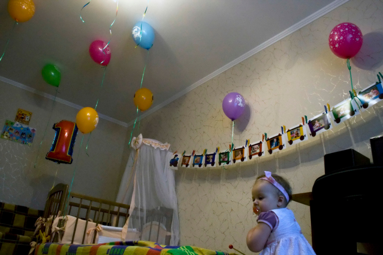 Несколько идей для первого дня рождения малыша. Наш опыт