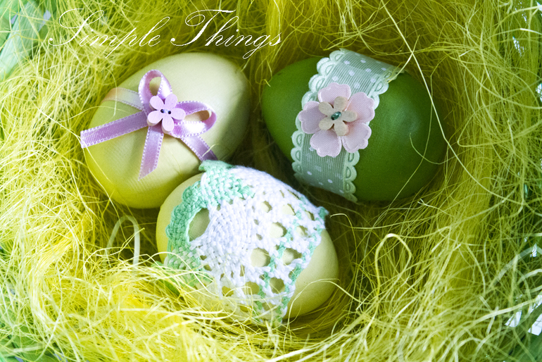 Wood box №3. Easter. Пасхальный ящик. Simple Things