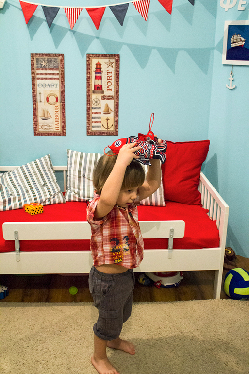 Уголок маленького капитана. Детали