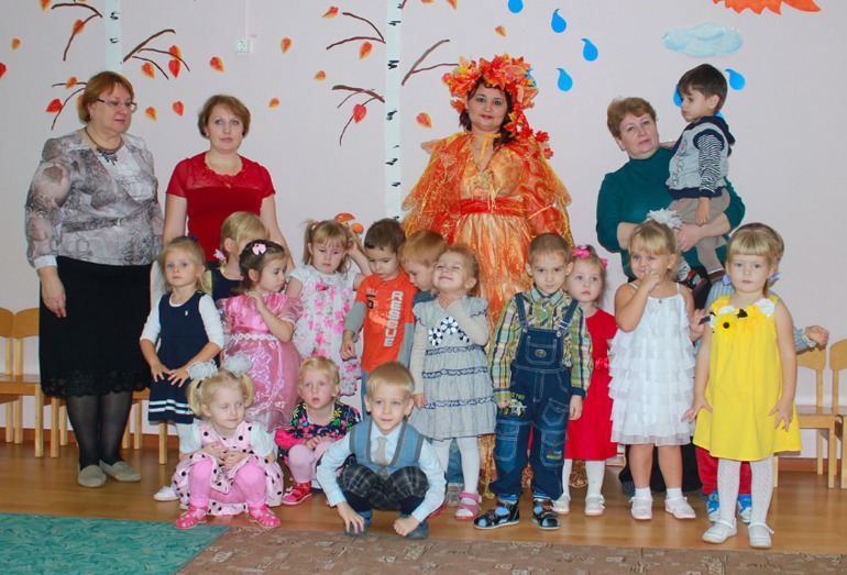 Праздник осени в садике