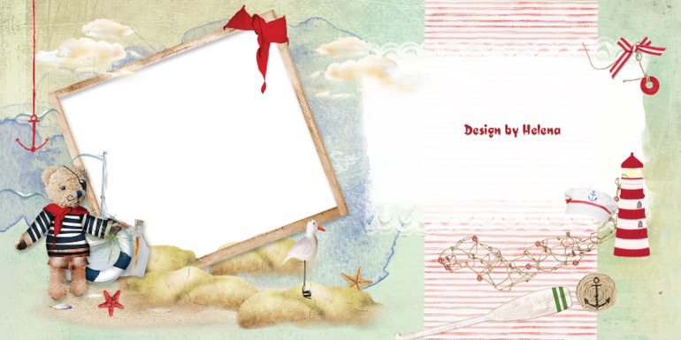 фотокнига в морском стиле