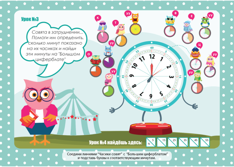 уроки обучение времени