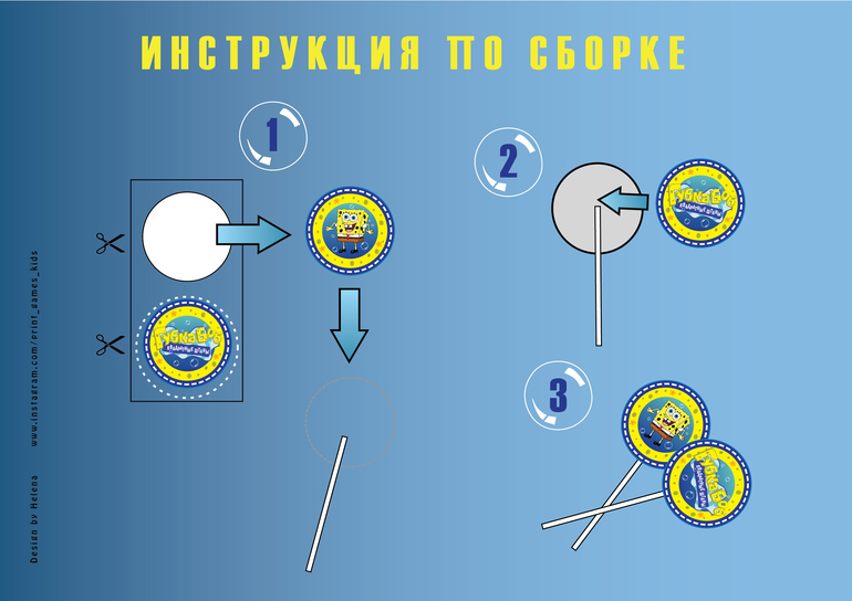 инструкция топперы для кексов