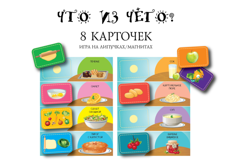 игра что из чего для детей