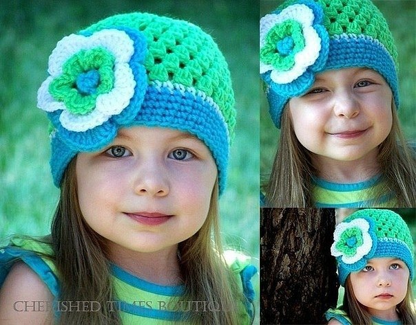 Весенние шапочки под заказ.