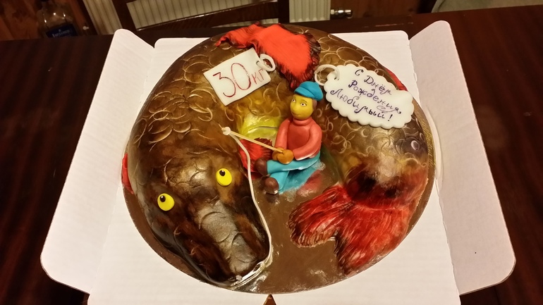 Тортик Любимому мужу на 30 лет