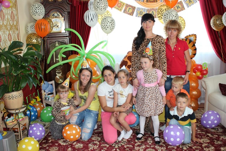 наши 4 годика!!! стиль сафари