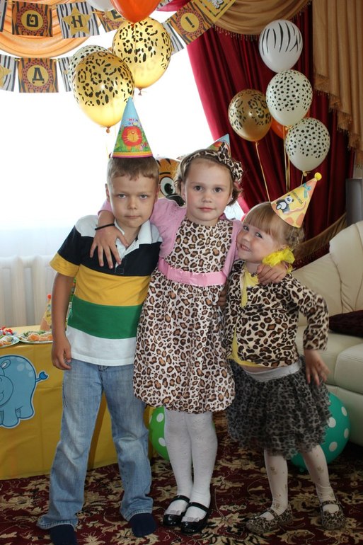наши 4 годика!!! стиль сафари