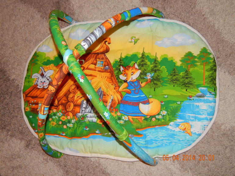 А я сделала развивающий коврик сама!