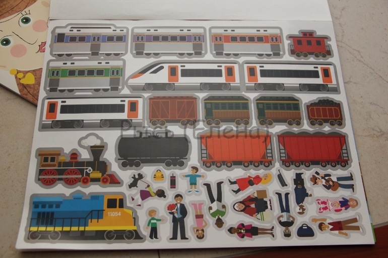 Наклейки, альбом Лица и штампы от Melissa&Doug;