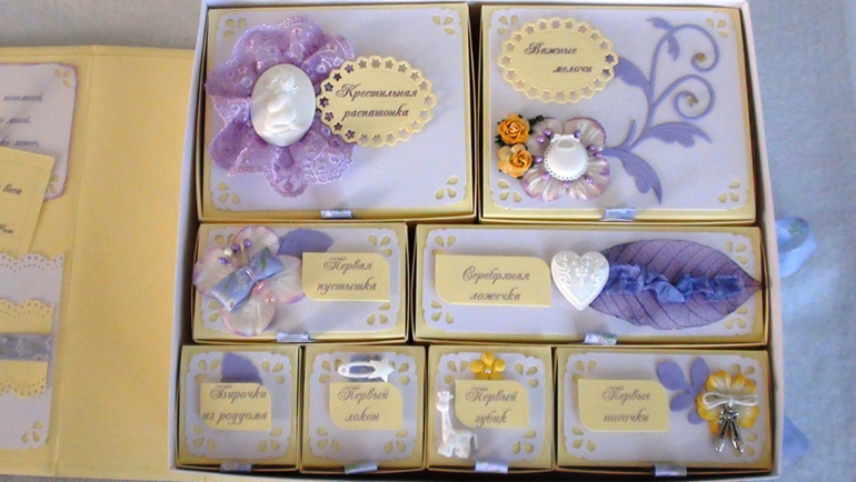 Мамины сокровища - такую сокровищницу я делала впервые.