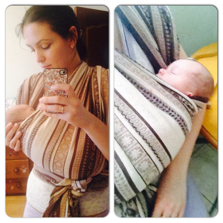 Слинг-шарф. Колыбелька